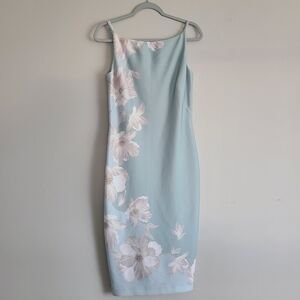 NWT Donna Karan New York Printed Scuba Sheath Dress